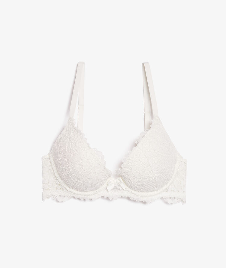 Soutien-gorge n°2 - push-up plongeant perle.