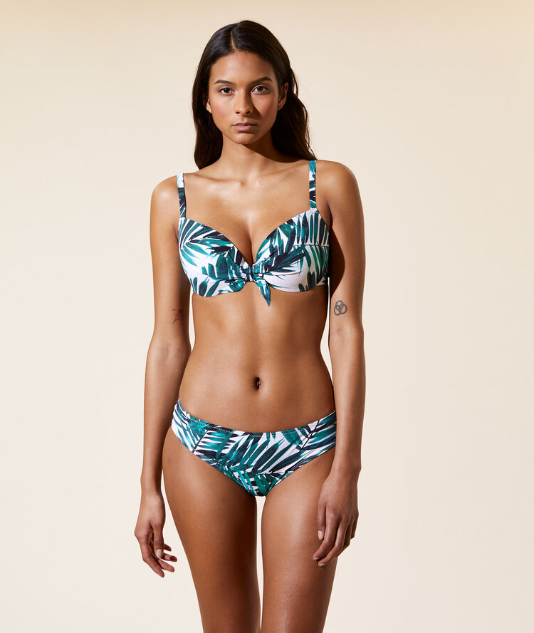 Bas de bikini shorty multicolore.