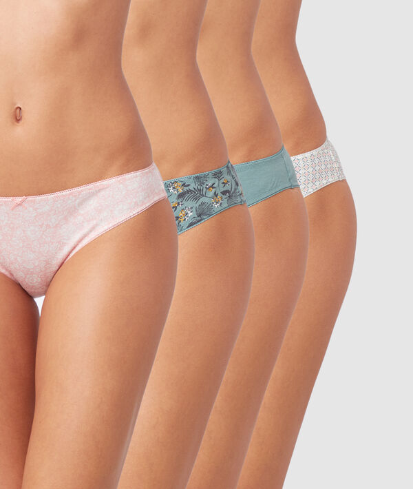 Lot de 4 culottes imprimées Lot de 4 culottes imprimées