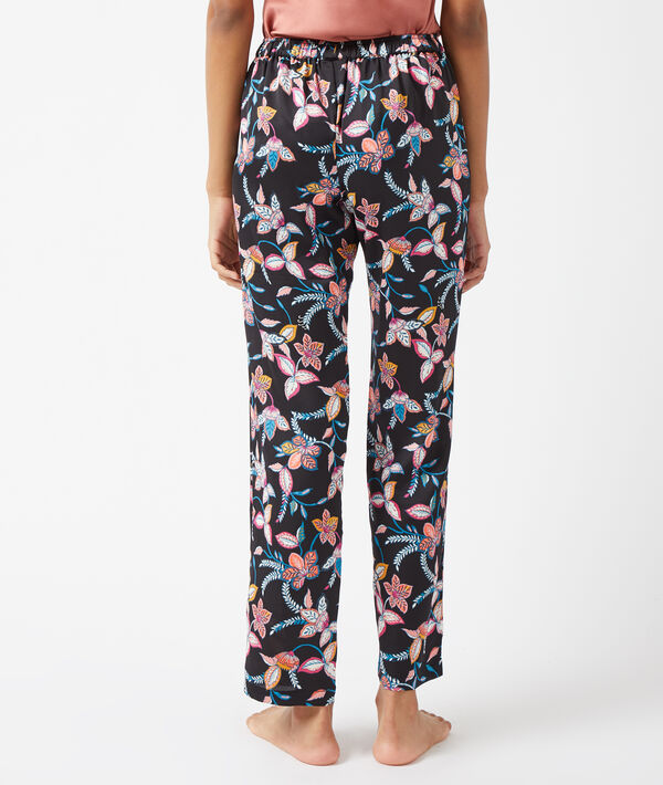 Pantalon satiné à imprimé Pantalon satiné à imprimé;${refinementColor}