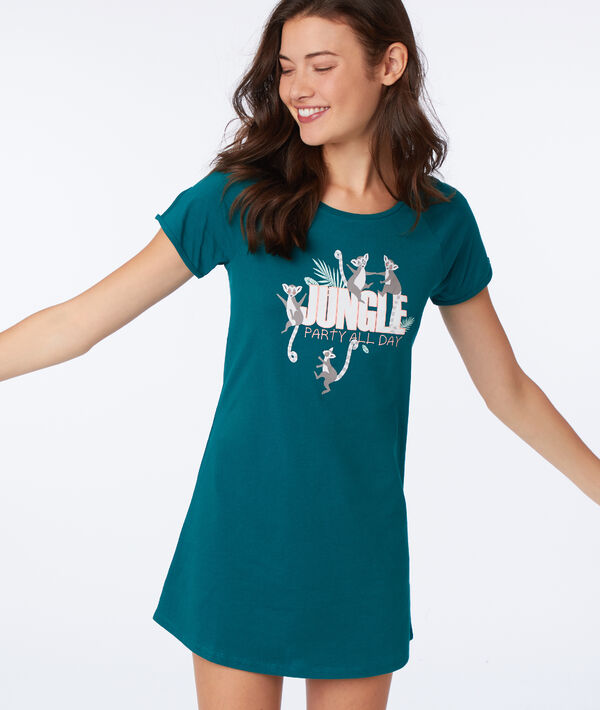 Chemise de nuit en coton bio Chemise de nuit en coton bio