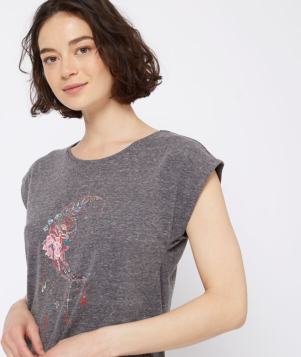 T-shirt à imprimé lune T-shirt à imprimé lune