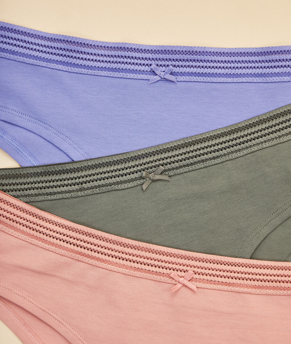 Lot de 3 hipsters rose.