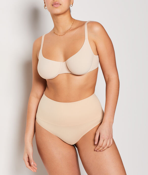 String shapewear taille haute - Maintien médium String shapewear taille haute - Maintien médium;${refinementColor}