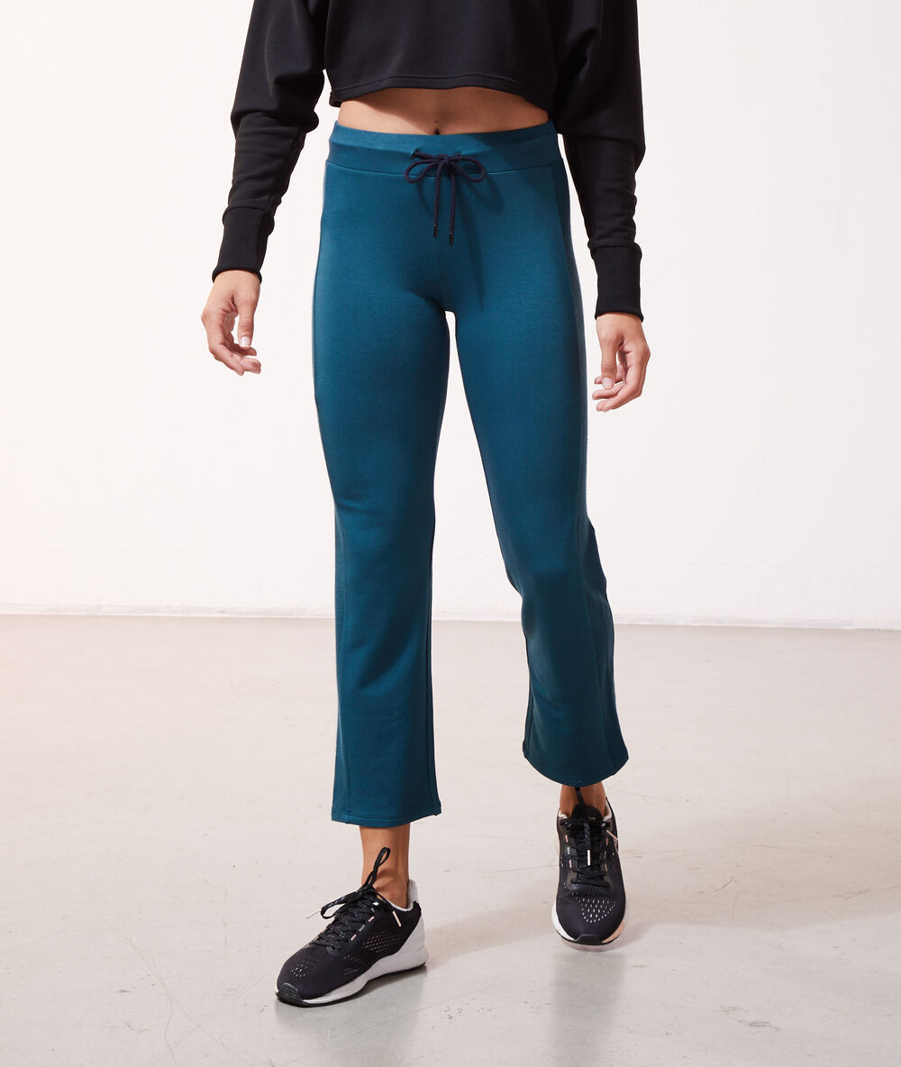 Pantalon sportswear vert.