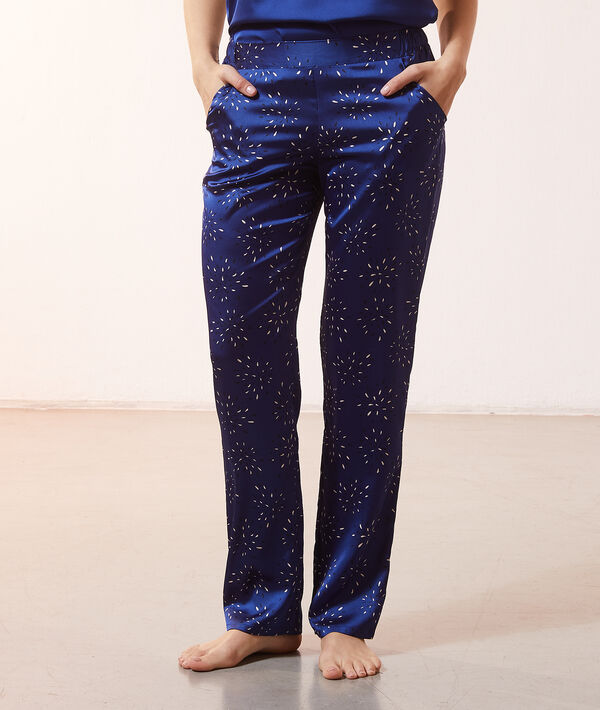 Pantalon de pyjama satiné Pantalon de pyjama satiné;${refinementColor}