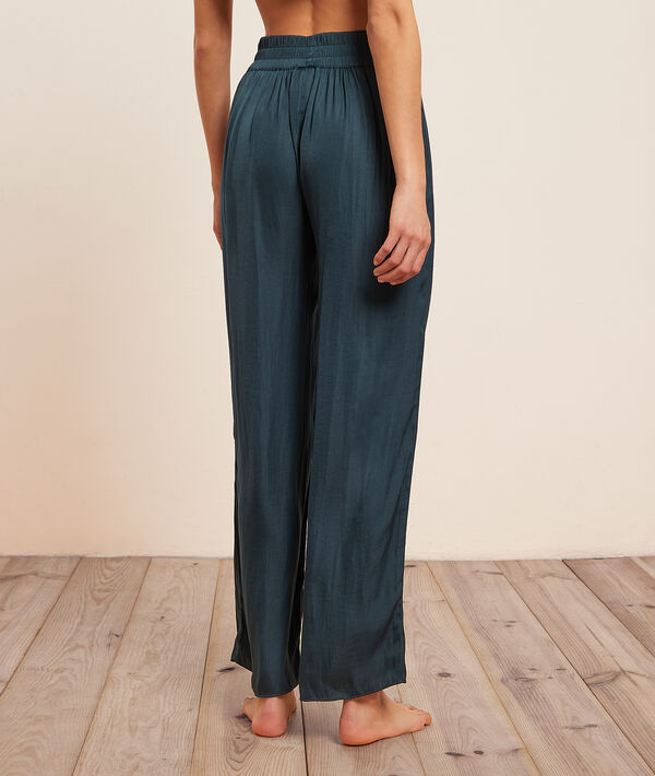 Pantalon de pyjama satiné Pantalon de pyjama satiné;${refinementColor}