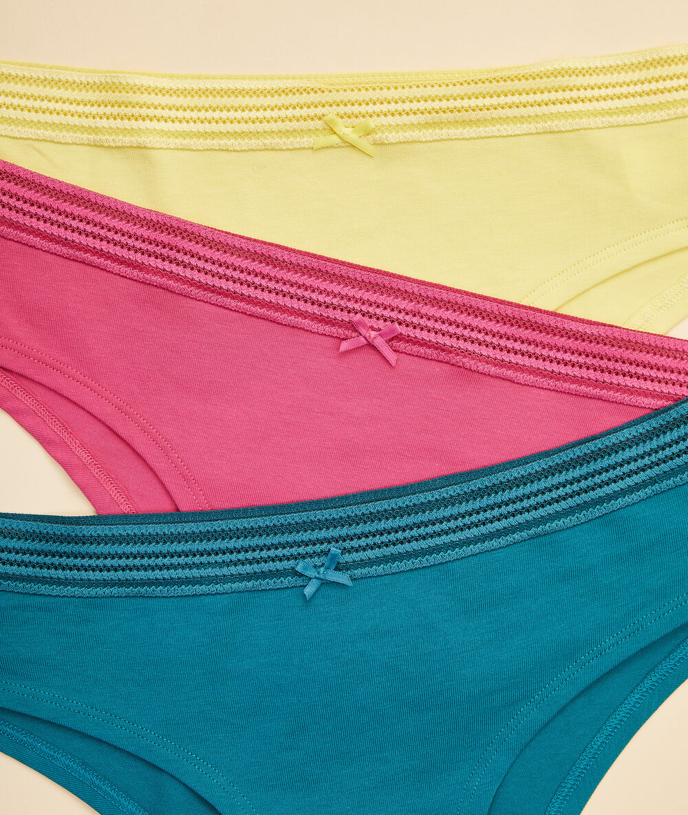 Lot de 3 hipsters fushia.