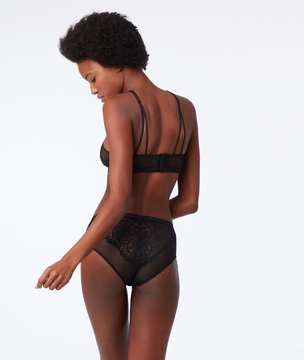 Shorty en dentelle florale Shorty en dentelle florale