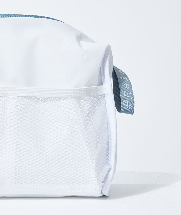 Trousse nid d'abeille bleu.