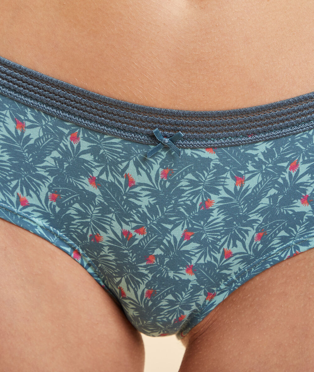 Lot de 3 shortys bleu canard.