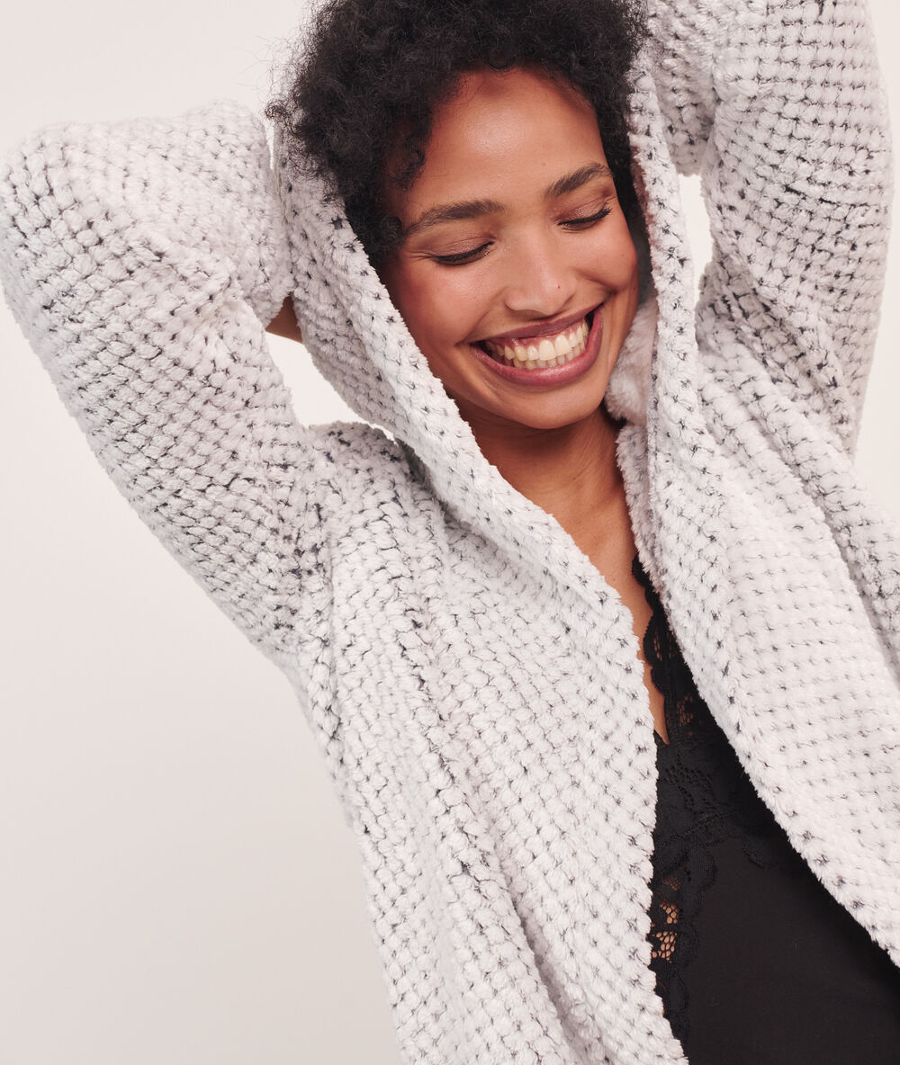 Veste homewear gris.