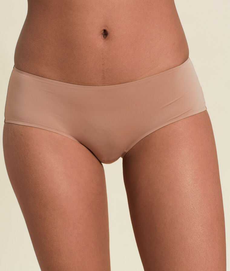 Shorty en microfibre dune.