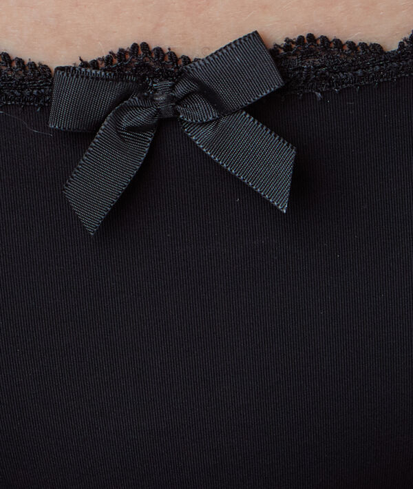 Hipster microfibre noir.