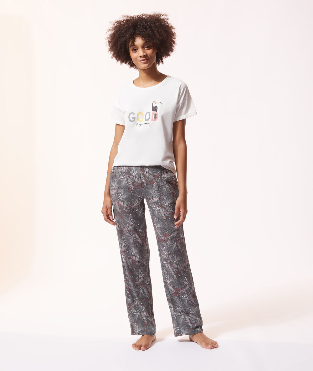 T-shirt "good" ecru.