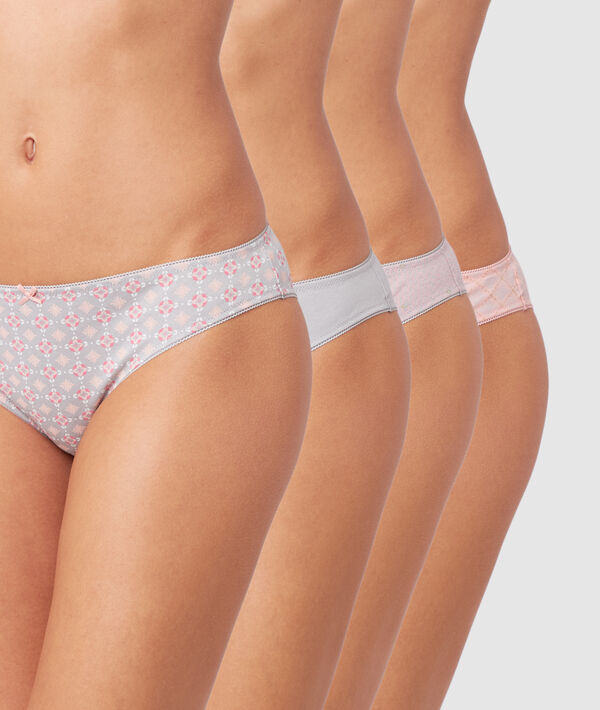 Lot de 4 culottes en coton Lot de 4 culottes en coton
