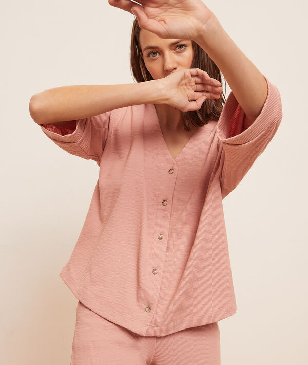 Chemise de pyjama manches courtes Chemise de pyjama manches courtes;${refinementColor}