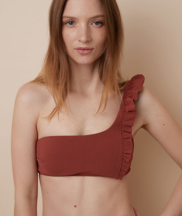 Haut de maillot de bain bandeau, pads amovibles Haut de maillot de bain bandeau, pads amovibles;${refinementColor}