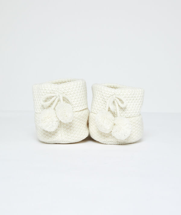 Bottines chaussettes à pompons Bottines chaussettes à pompons;${refinementColor}