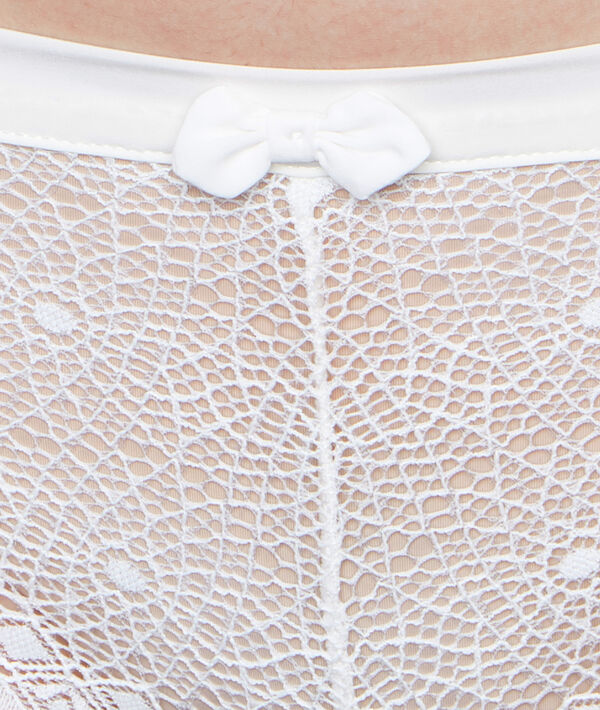 Hipster en dentelle ecru.