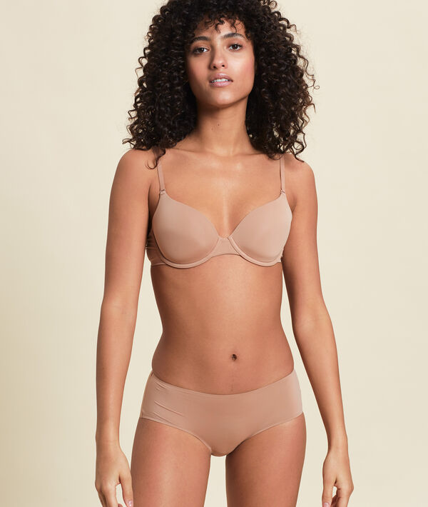 Soutien-gorge n°5 - coques fines microfibre dune.