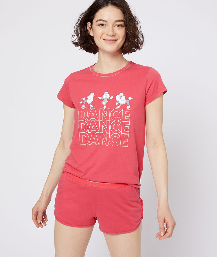T-shirt "dance" rose.