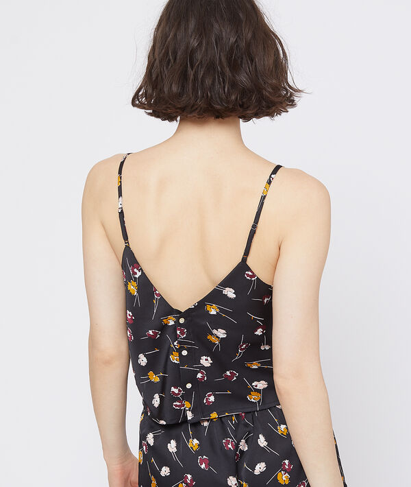 Crop-top à fleurs Crop-top à fleurs
