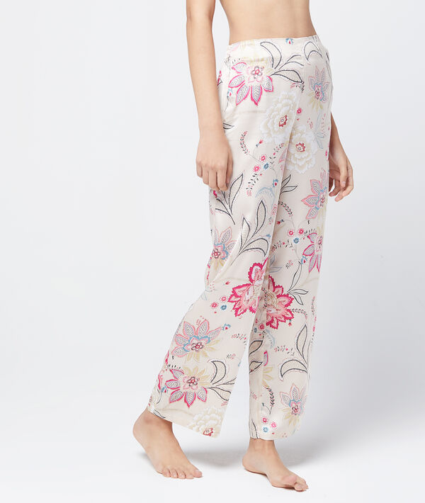 Pantalon satin imprimé Pantalon satin imprimé