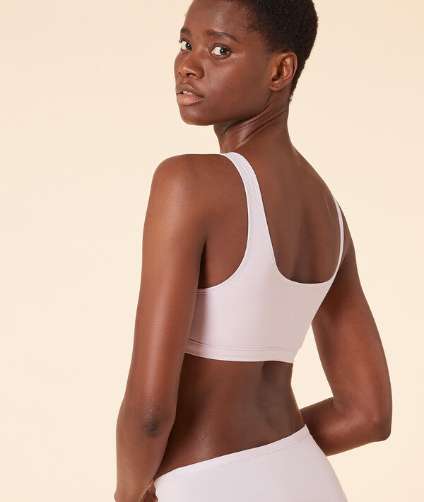 Brassière réversible en coton bio extensible Brassière réversible en coton bio extensible;${refinementColor}