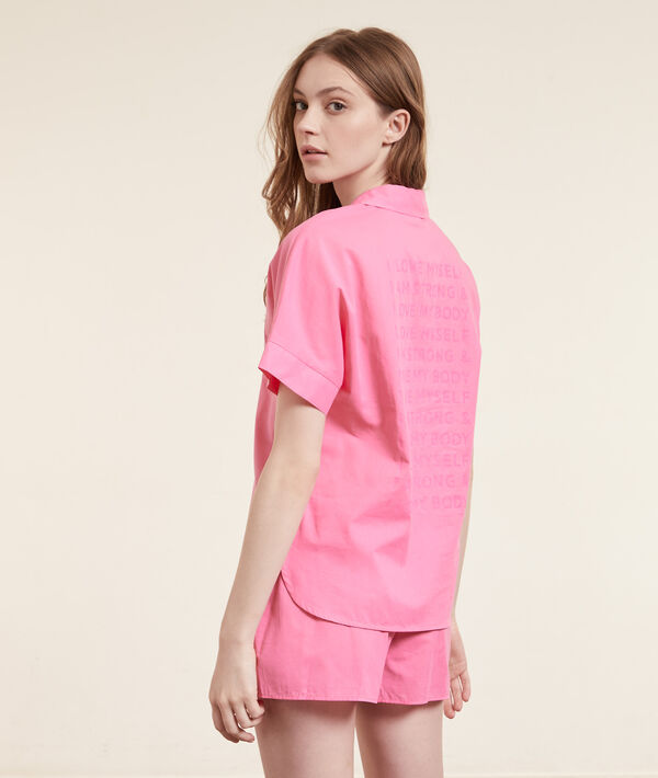 Chemise de pyjama manches courtes Chemise de pyjama manches courtes;${refinementColor}