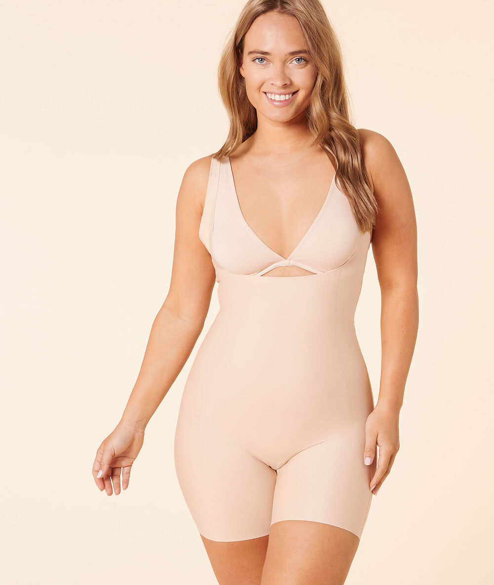 Combinette sculptante - maintien fort beige.