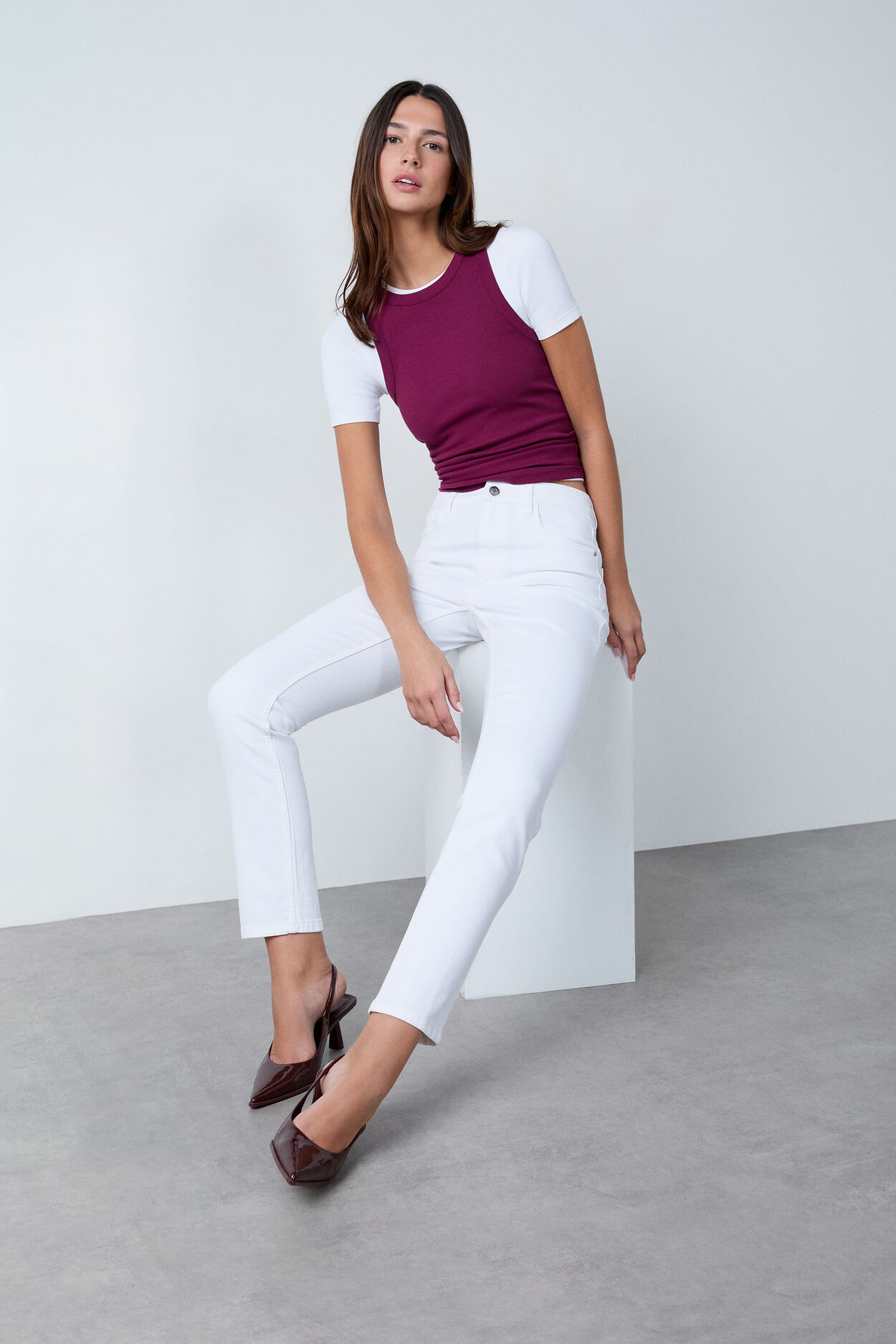 Jean slim - Dlim Gd - 34 - Blanc - Femme - Etam