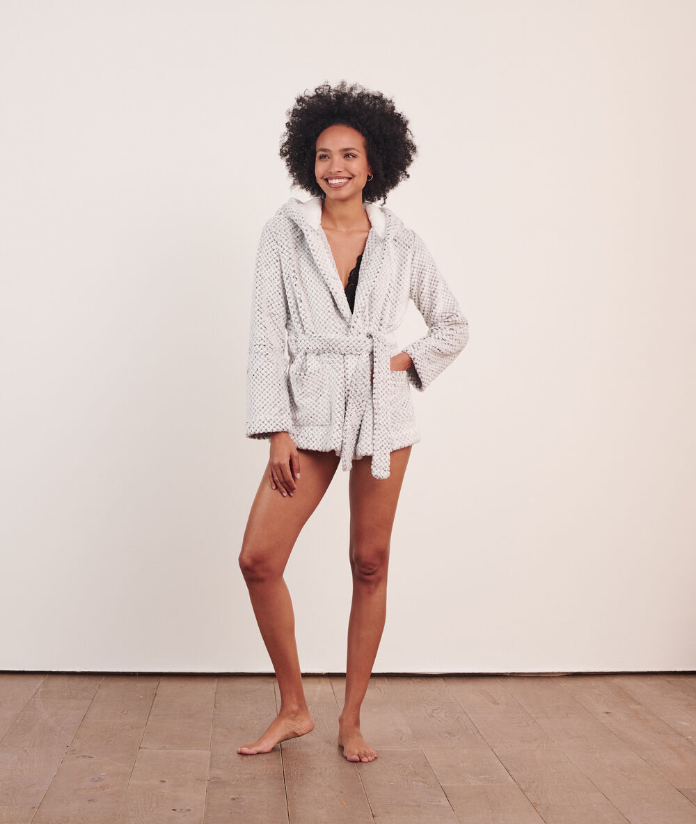 Veste homewear gris.
