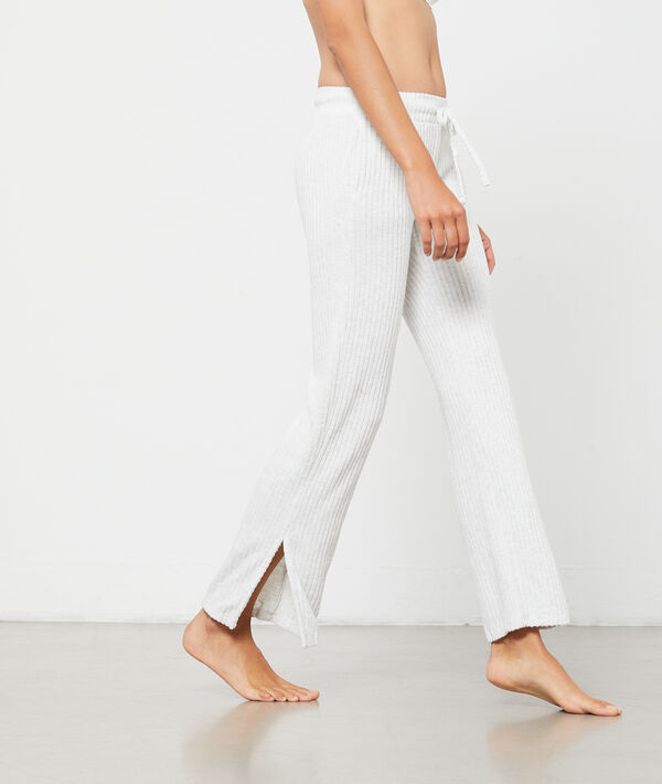 Pantalon maille côtelée Pantalon maille côtelée