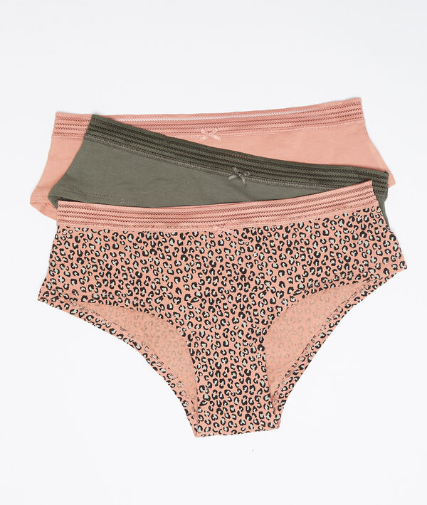 Lot de 3 shortys en coton Lot de 3 shortys en coton