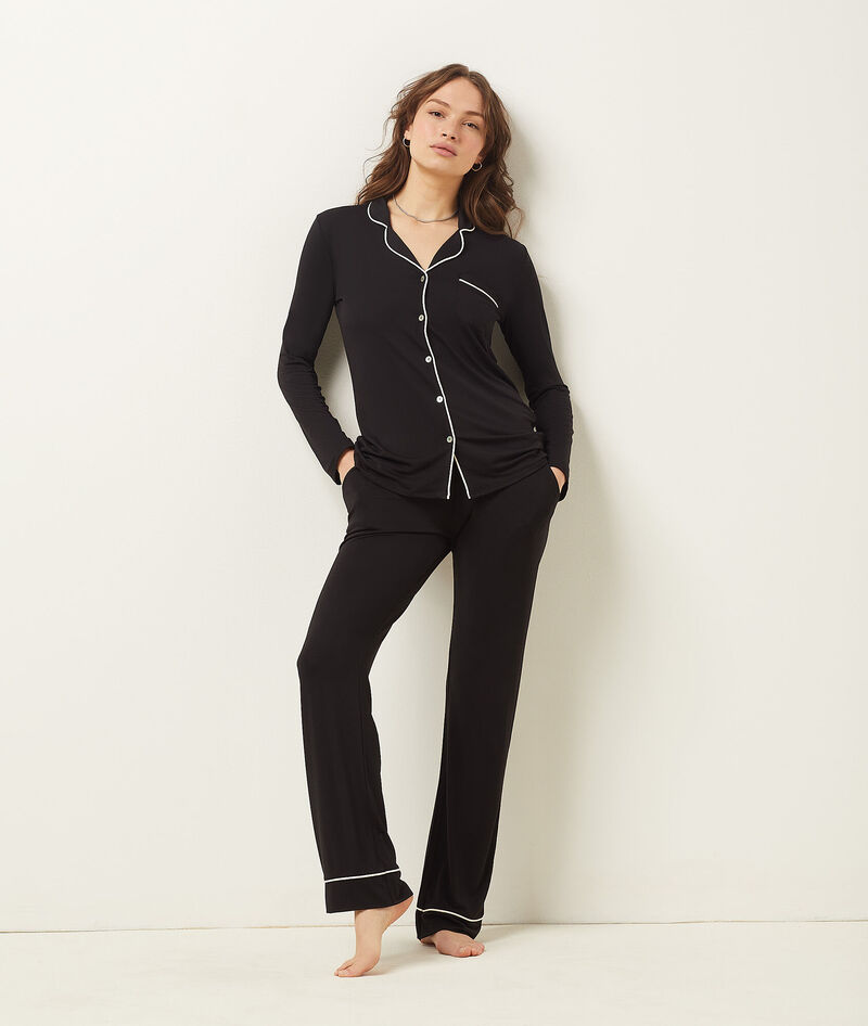 pantalon de pyjama jaelle noir etam