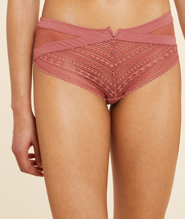 Shorty en dentelle Shorty en dentelle;${refinementColor}