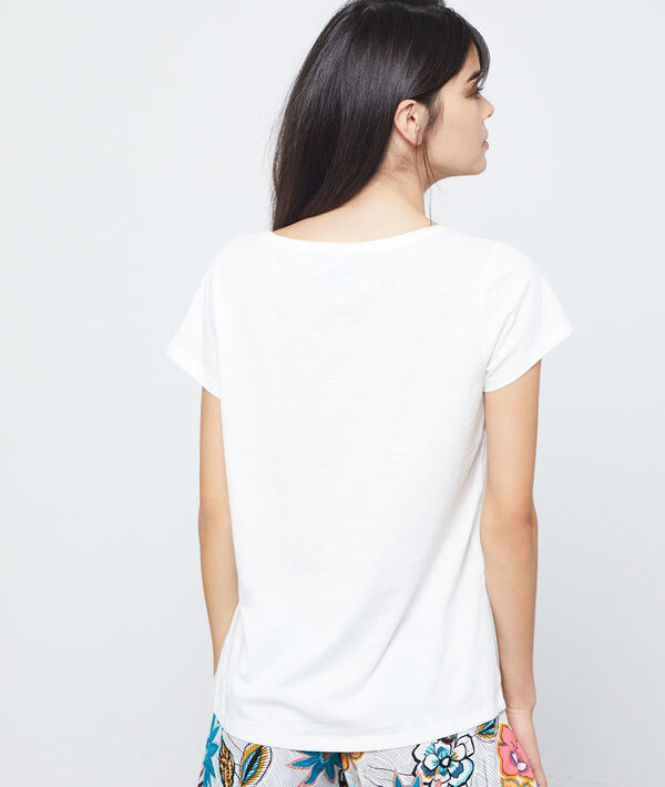 T-shirt imprimé girafe en coton T-shirt imprimé girafe en coton