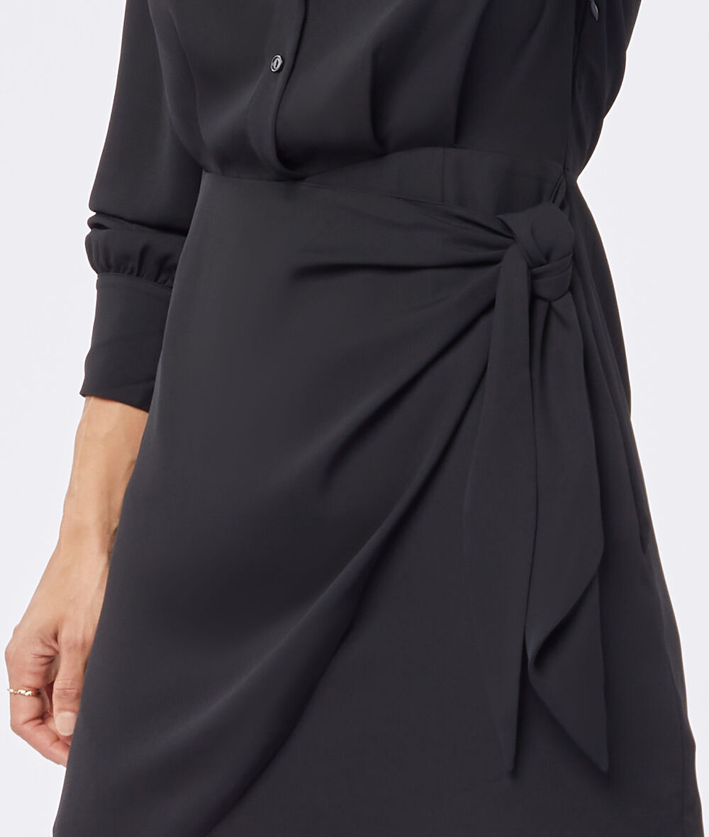 Robe portefeuille PROMY NOIR ETAM