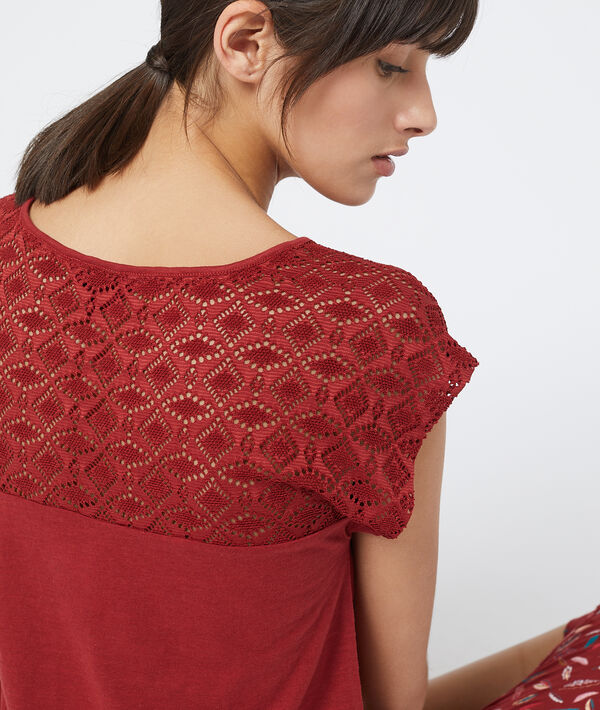 T- shirt dos dentelle T- shirt dos dentelle