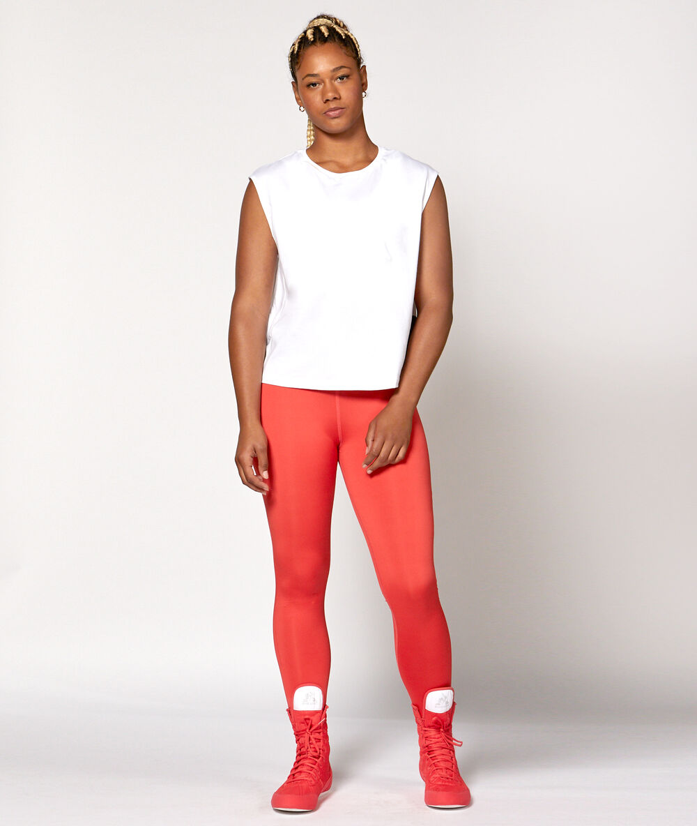 Legging de training corail.