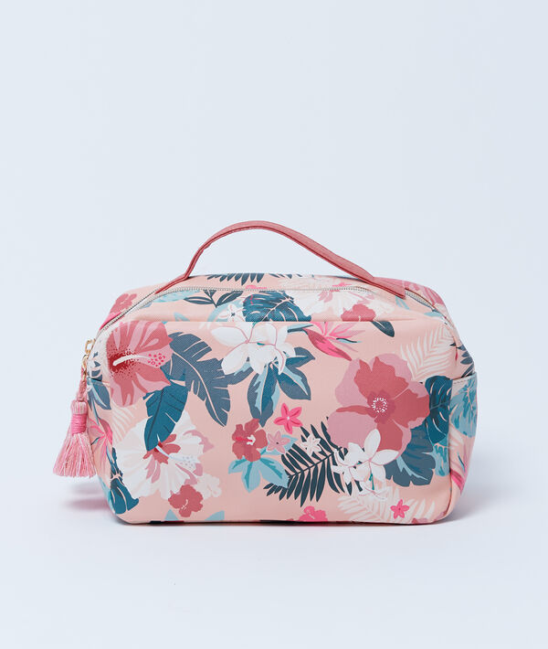 Trousse de toilette imprimée tropical Trousse de toilette imprimée tropical