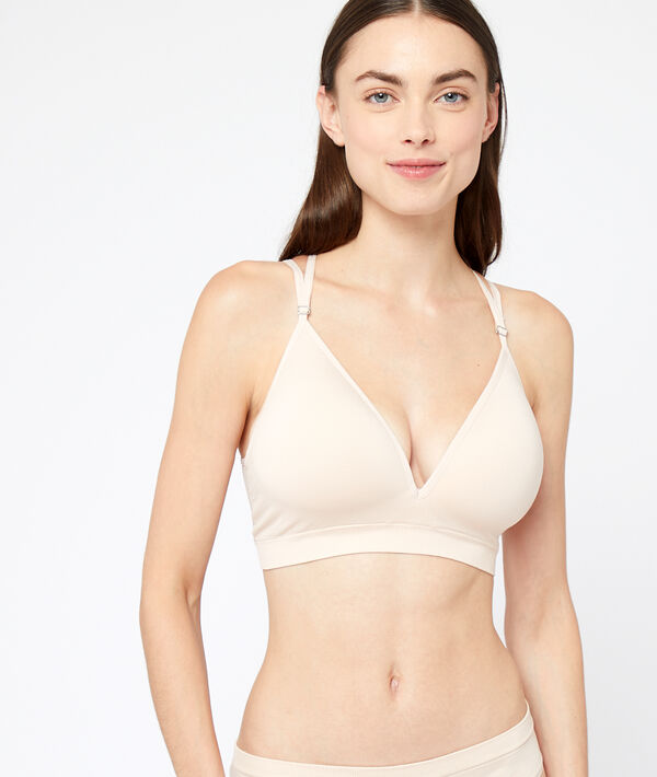 Soutien-gorge sans armatures, dos croisé Soutien-gorge sans armatures, dos croisé