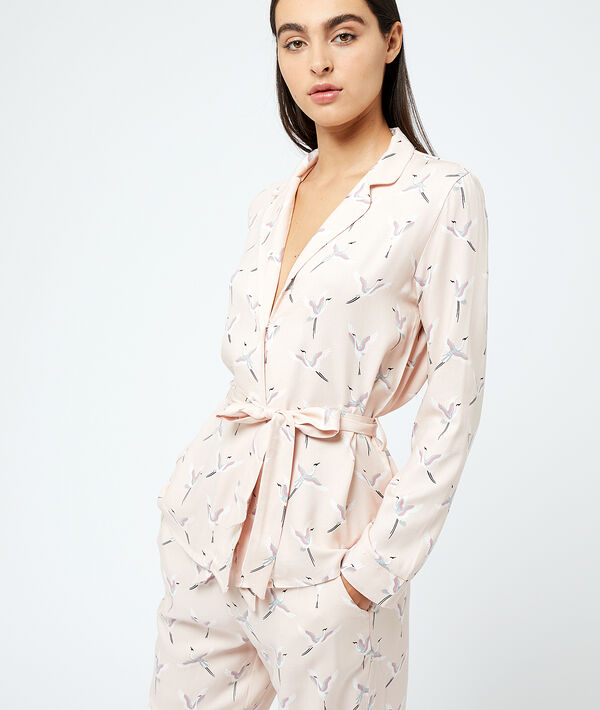 Chemise de pyjama oiseaux Chemise de pyjama oiseaux
