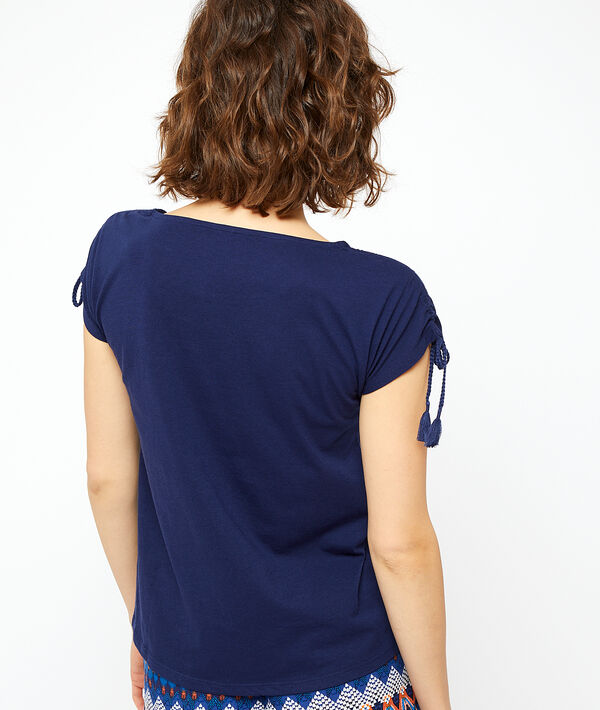 T-shirt à manches nouées T-shirt à manches nouées;${refinementColor}