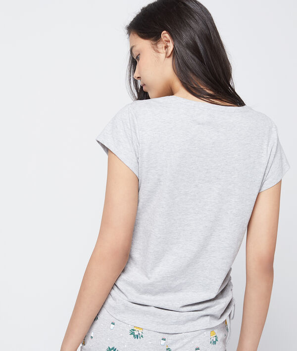 T-shirt imprimé "Accrobranches" en coton bio T-shirt imprimé "Accrobranches" en coton bio