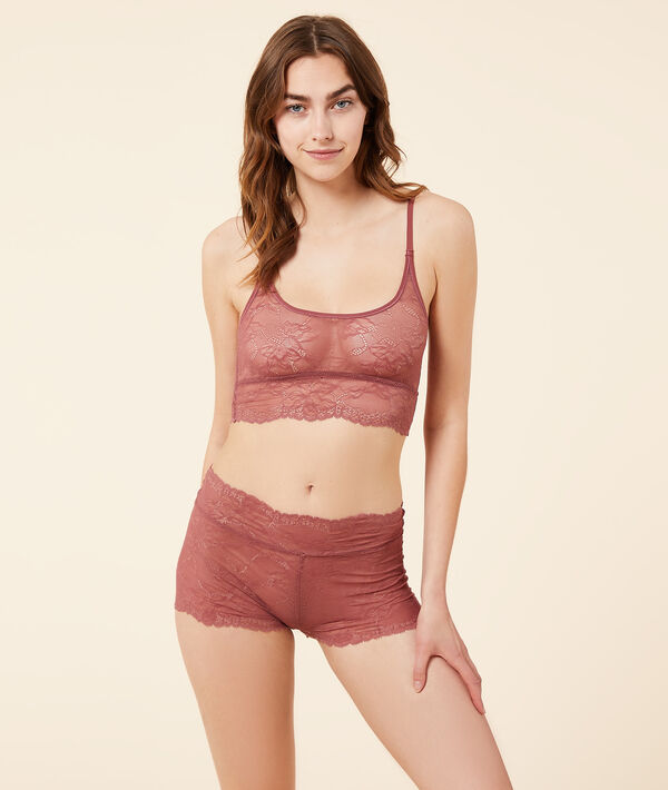 Shorty Boy leg en dentelle extensible et éco-responsable Shorty Boy leg en dentelle extensible et éco-responsable;${refinementColor}