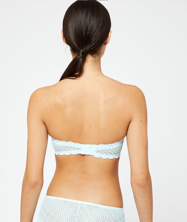 Soutien-gorge bandeau en dentelle Soutien-gorge bandeau en dentelle;${refinementColor}