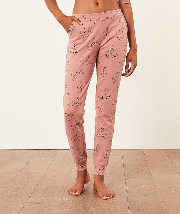 Pantalon de pyjama imprimé chats Pantalon de pyjama imprimé chats;${refinementColor}
