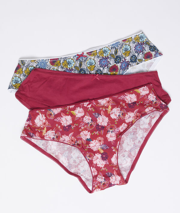 Lot de 3 shortys en coton Lot de 3 shortys en coton